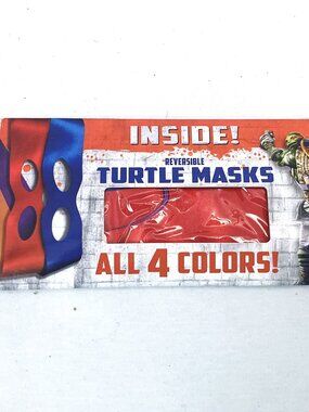 NWT - 4 Teenage Mutant Ninja Turtles Eye Masks Halloween Cosplay Costume